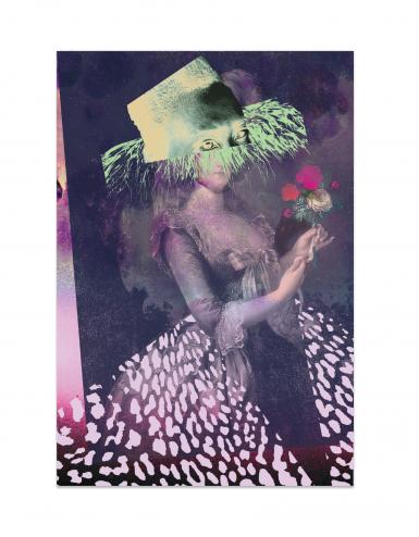 "Bread and roses" estampe par Raphaël Barontini